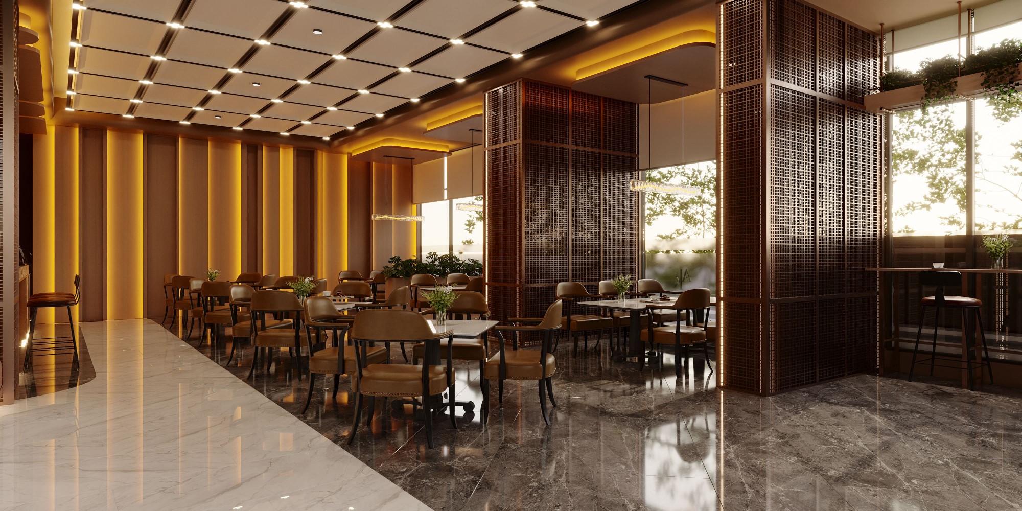 Khu Cafe Căn Hộ Ak Tower (2)