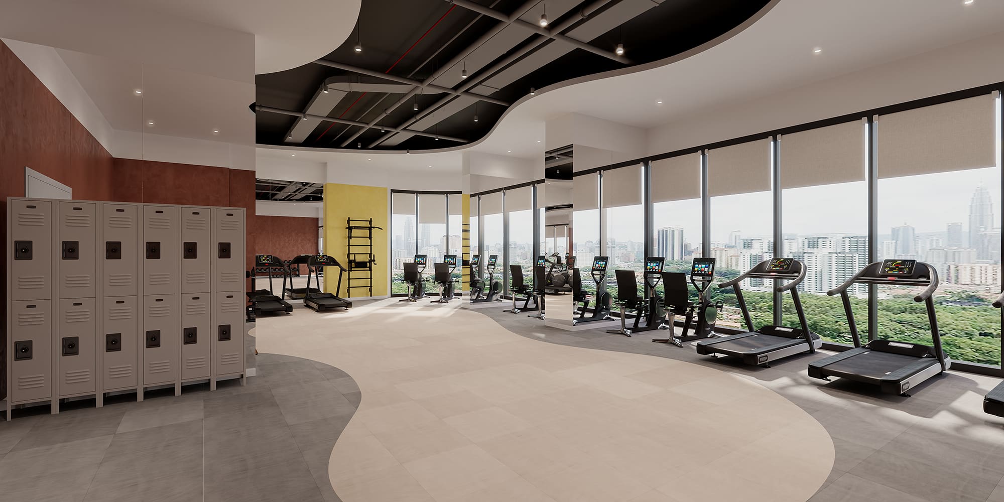 Phòng Gym Căn Hộ A&k Tower (1)